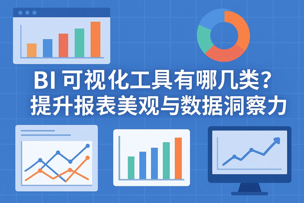 BI可视化工具有哪几类？提升报表美观与数据洞察力"